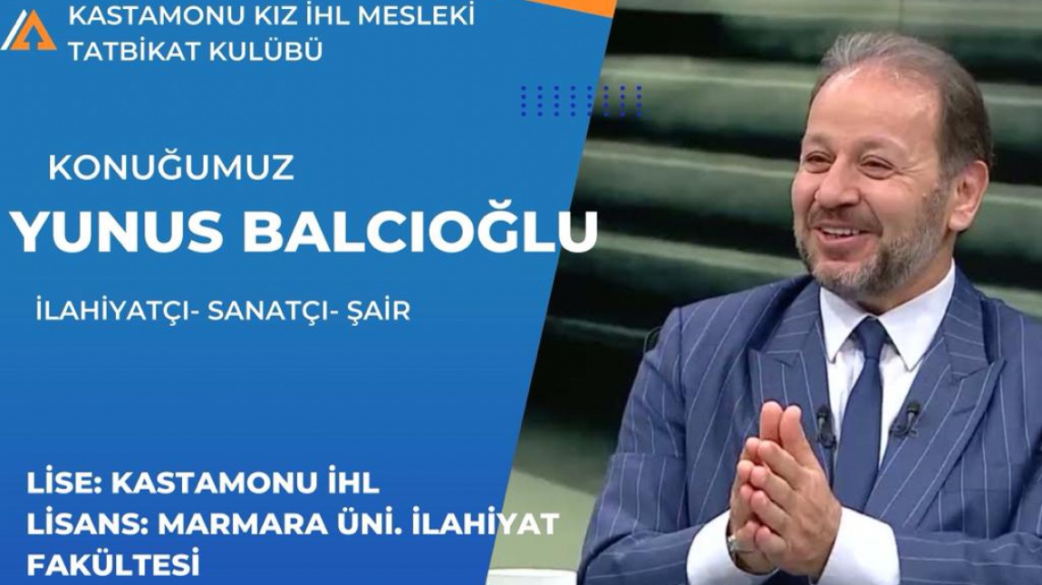 Yunus Balcıoğlu ile söyleşi